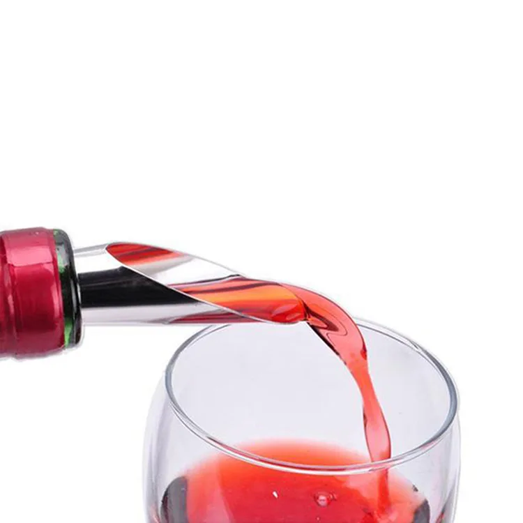 4Pcs Stainless Steel Wine Tool Kit Bottle Opener Corkscrew Set With Wine Stopper Pourer Drip Ring