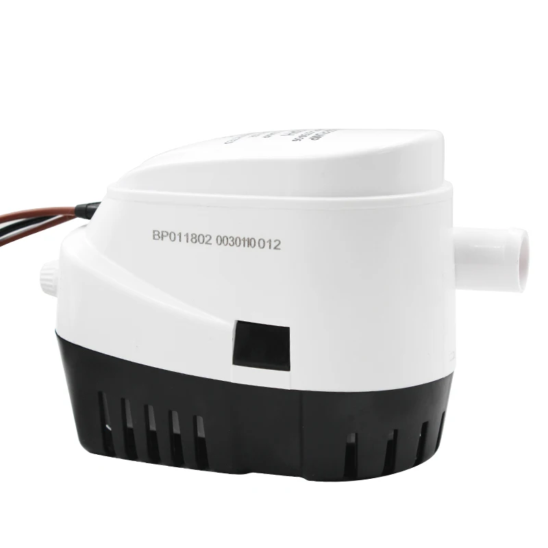 12/24V Automatic Bilge Pump Submersible Built-in Float Switch 600/750/1100GPH For Marine Boat RV Caravan
