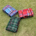 5 Size Outdoor Beach Picnic Folding Camping Mat Multiplayer Waterproof Sleeping Camping Pad Mat Moistureproof Plaid
