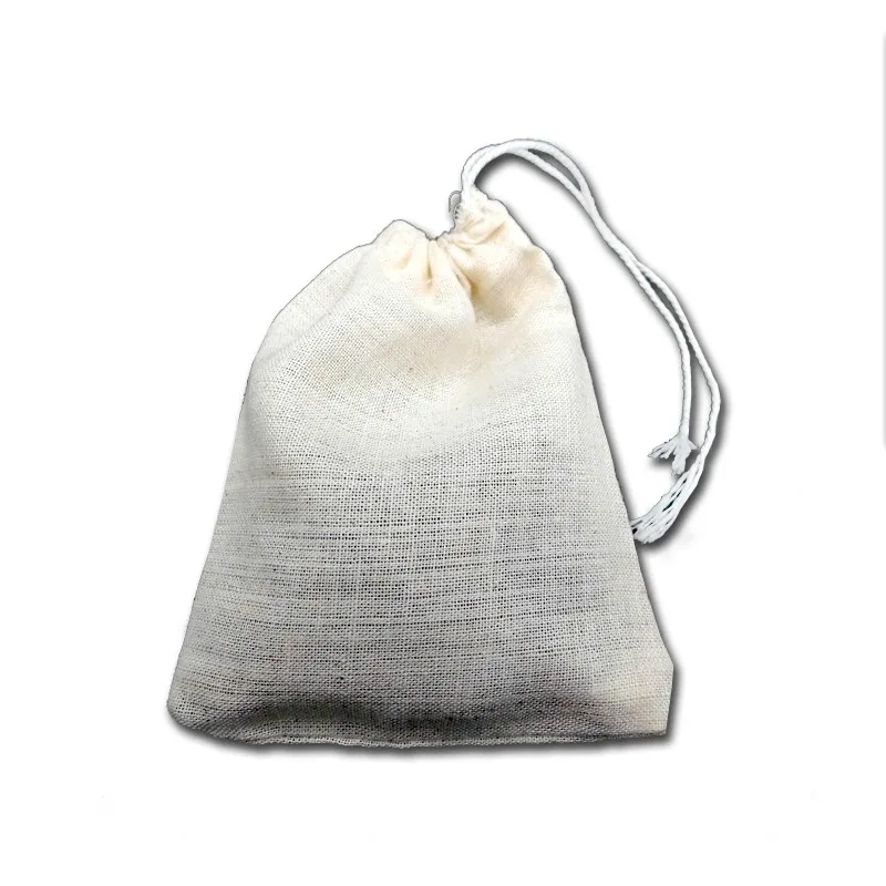 Высококачественный китайский многоразовый хлопковый сетчатый фильтр-чайный пакетик