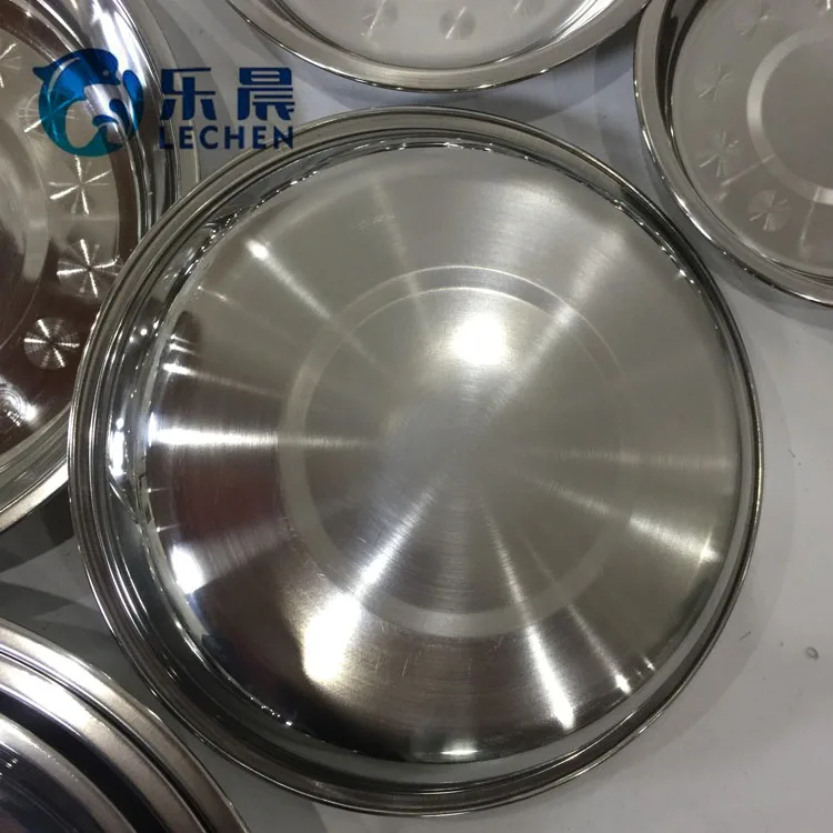 Stainless Steel 201 Plate Tray Kitchen Thickened Deep Plate Food Plate