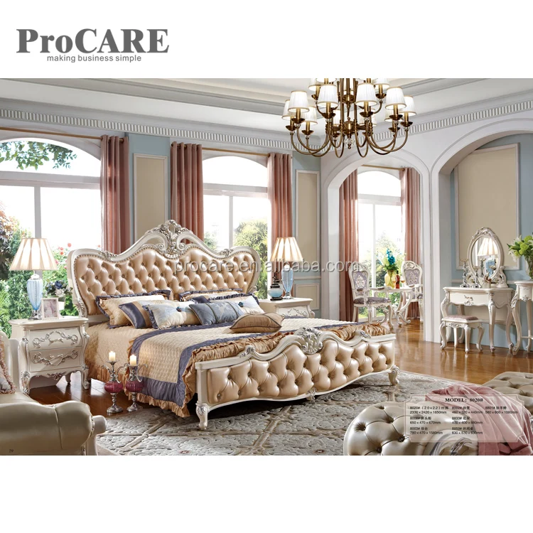 Hot Sale Products Elegant Colour Modern Wooden Box Bed
