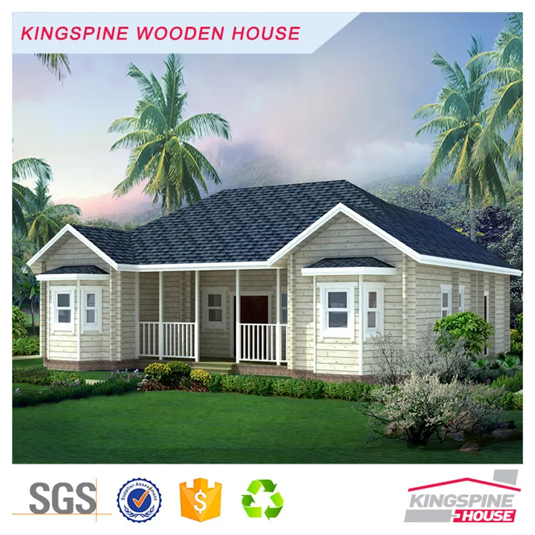 
High Quality Prefab Villa Luxury Wood House Prefabricated KPL-021 