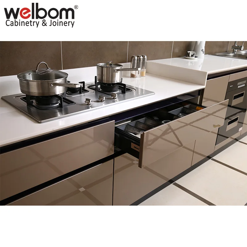 Welbom High Gloss Kitchen Cabinets Finish Reviews