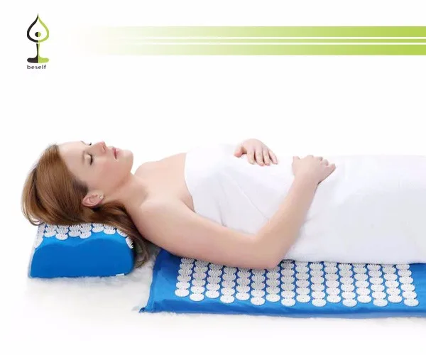 Eco-friendly Acupressure Mat and Pillow Set  hot sale physical therapy machine to alleviate fatigue physical therapy machine
