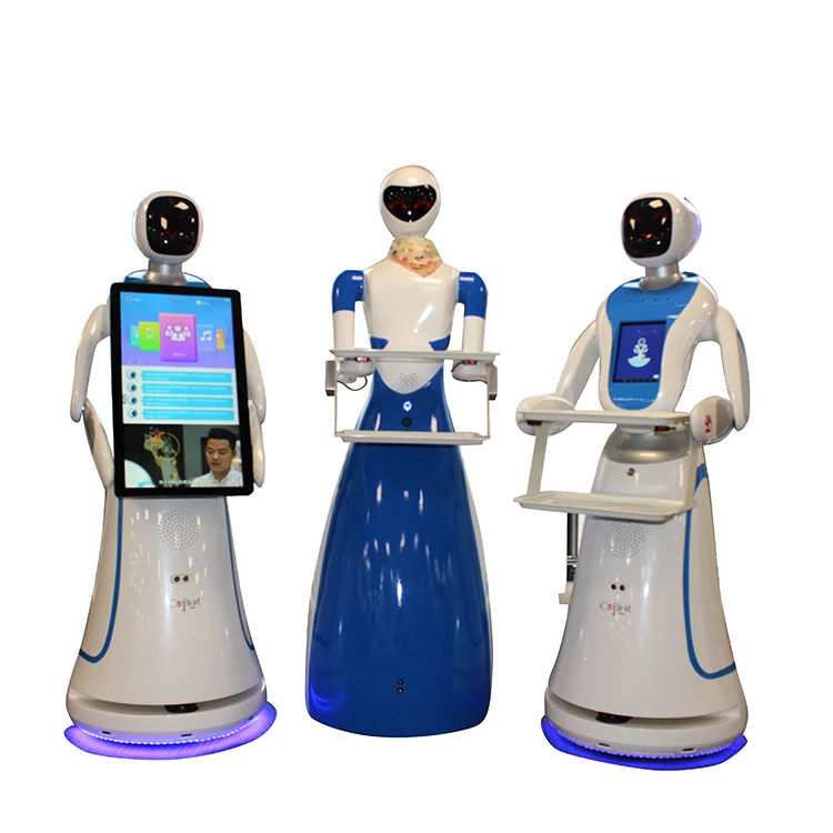 
Autonomous mobile interactive robot artificial humanoid greeting robot 