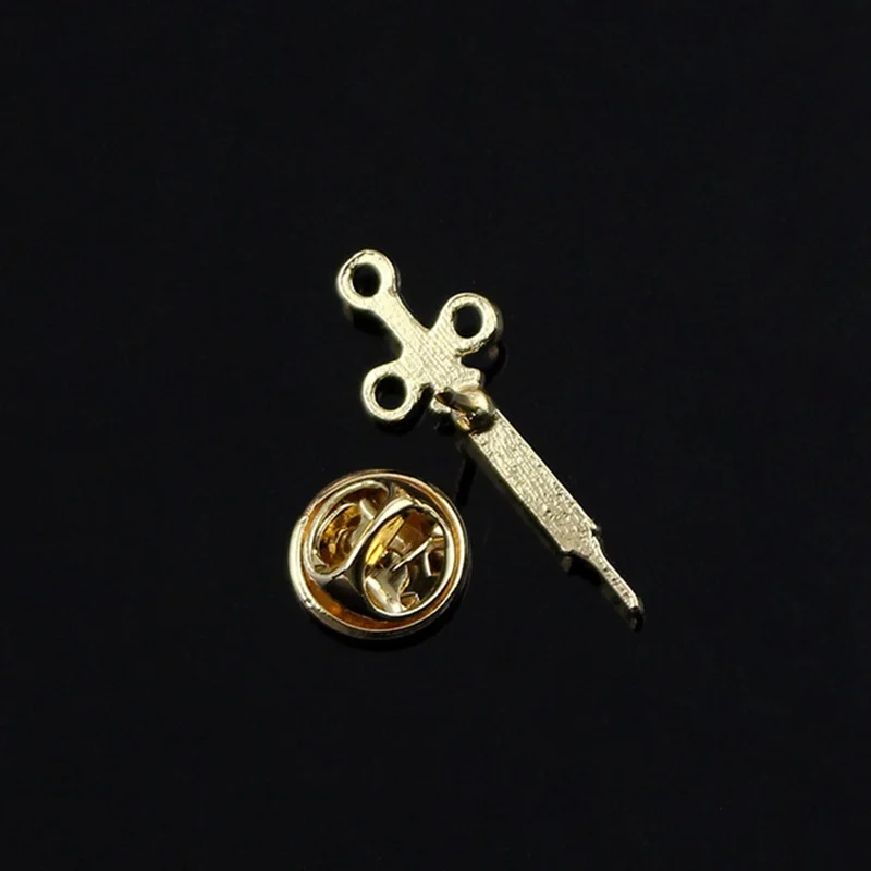  YK New Design Latest Innovative Products Gold And Silver Rhinestone Brooch Medical