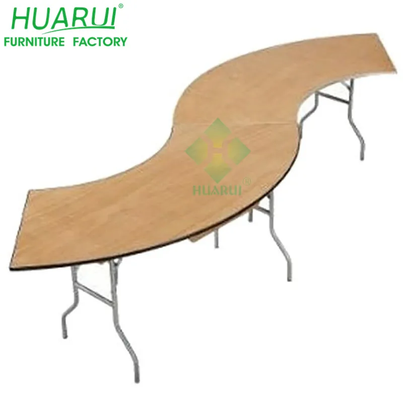 Wedding and Banquet Wood Folding Table