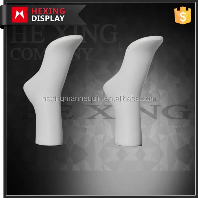 Hot Selling FRP Sports Female Foot Mannequin With Magnet Stand