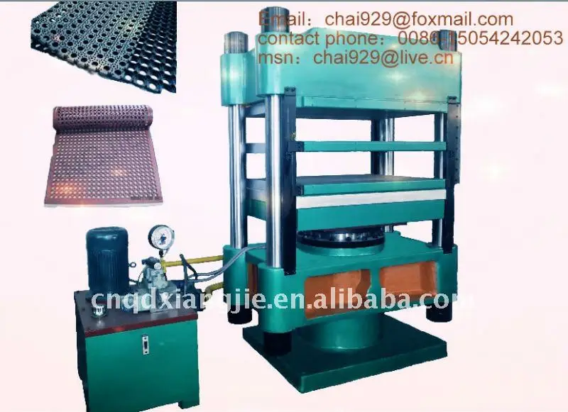 rubber door mat making machine
