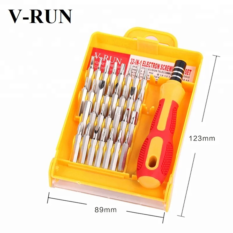 
 32 в 1, многофункциональные прецизионные биты для мини-электронных отверток для ноутбуков iPhone  