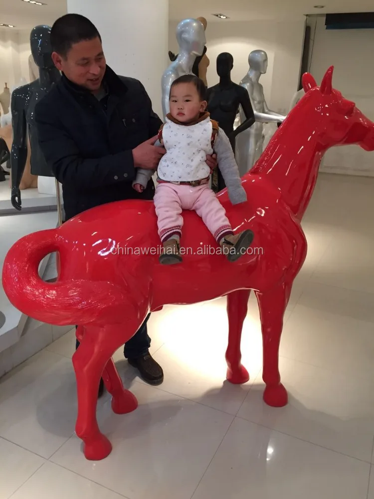 life size horse mannequin