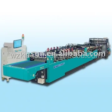 KZD-400ZF High speed four side seal center seal plastic bag making machine