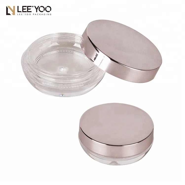 
PA-1044A Silver luxury cosmetics jar with lid 