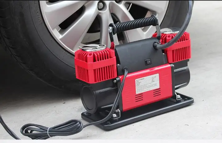 Portable air compressor car tire inflator pump dc 12v mini car air compressor