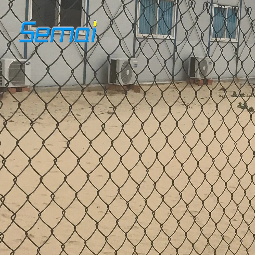 factory wholesale plastic chain link fence for tennis court low cost