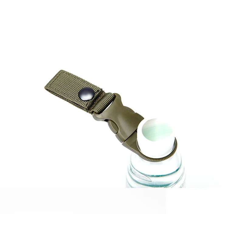 Portable Nylon Water Bottle Buckle Convenient Carrying Clip Plastic Hook Bottle Holder For Camping Hiking