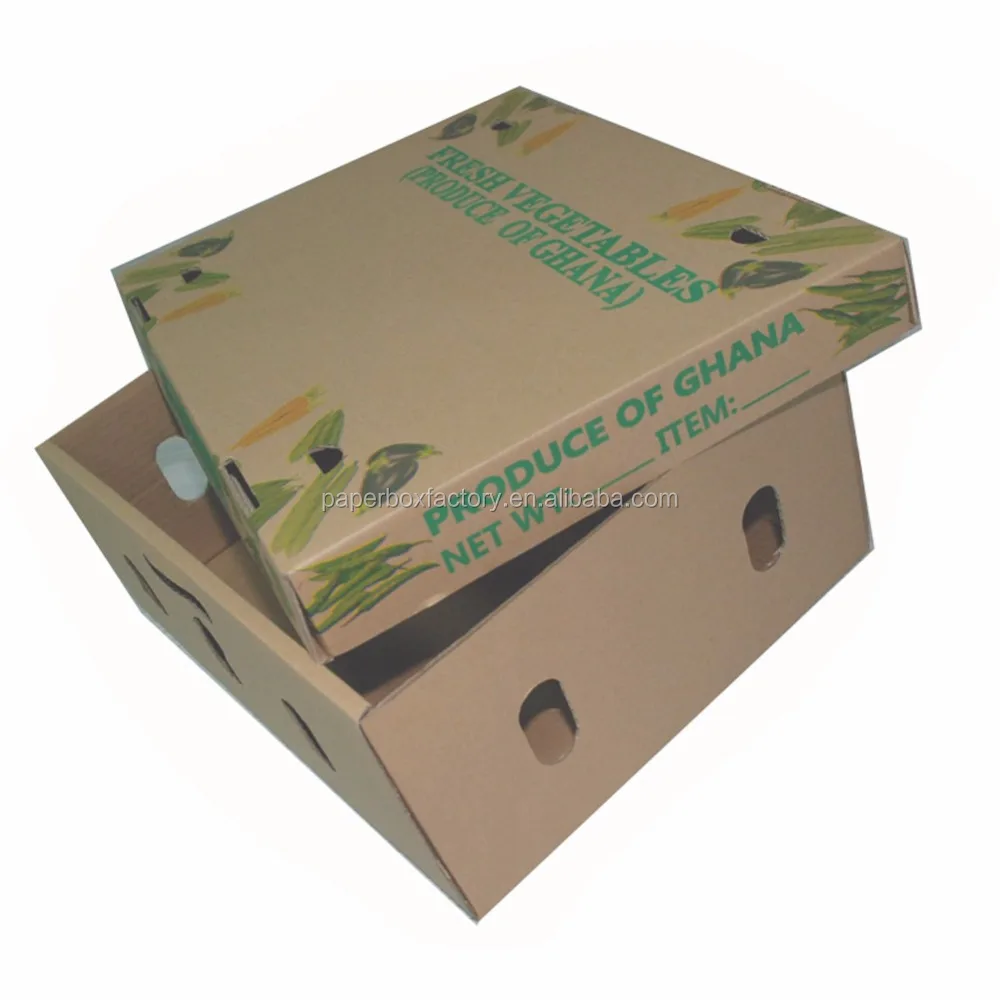 New Design watermelon packing box Wholesale Price packing paper box Custom logo fruit box
