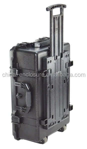 China factory waterproof ABS plastic carry case/tool box trolley case
