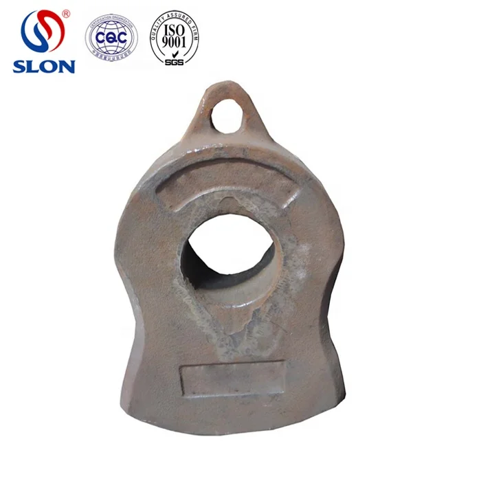 High Manganese Steel Auto Crusher Hammer Metal Shredder Parts