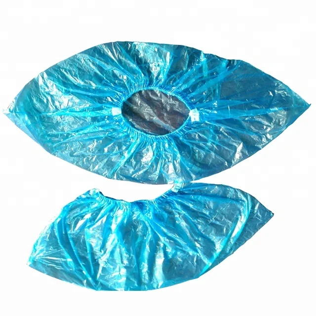 Wholesale disposable pe plastic waterproof shoe cover