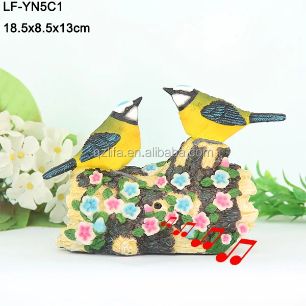 garden ornament birds decorative motion sensor resin sculpture birds from Quanzhou Lifa,polyresin crafts bird garden figures