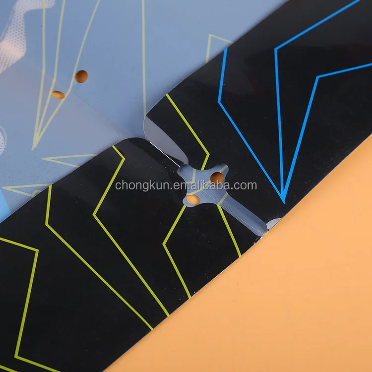Custom print L shape PP plastic clear file folder manufacturer