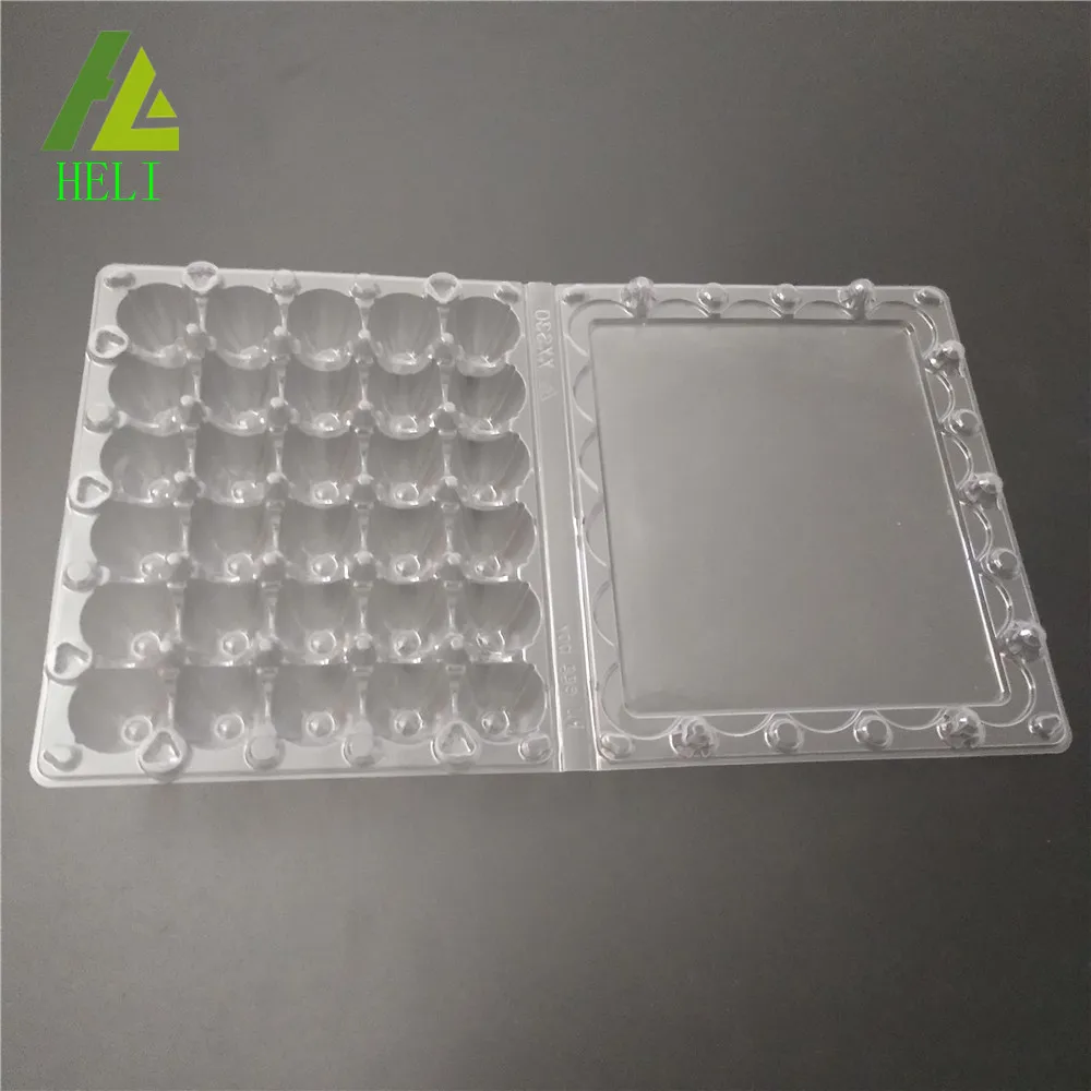 30 holes egg tray for packing and transportation plastic quail egg tray