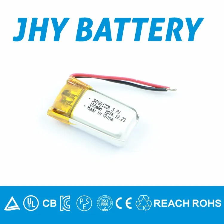 
battery manufacturing plant 3.7v 100mah smallest lipo rechargeable battery cell 