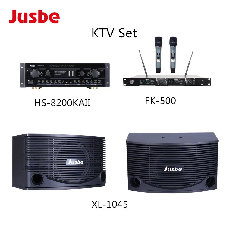 Полный комплект караоке/ktv звуковая система FK-500 УВЧ беспроводной микрофон