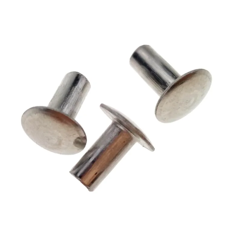 
Round Head Semi-tubular Rivets Steel Galvanized Fastener Standard DIN 6791 4 x 15 