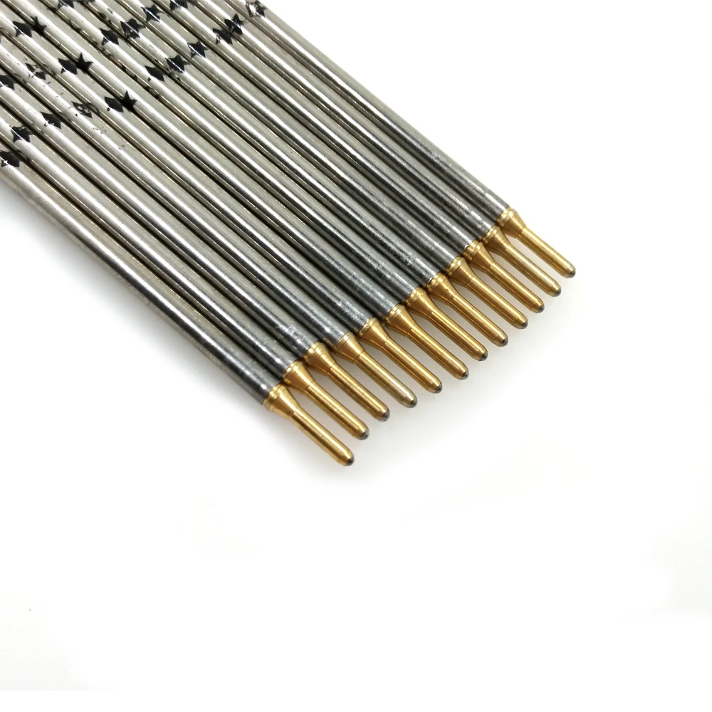 Wholesale Silver Refill pen metal silver ink pens ,For leather