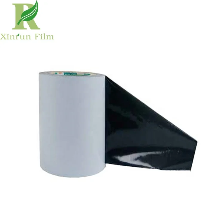 No Gluing Self Adhesive Surface Protective Black and White Film (for metals,ceilings...)