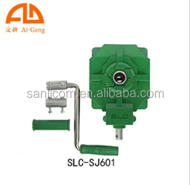 Manual greenhouse plastic film rolling up Winch Unit