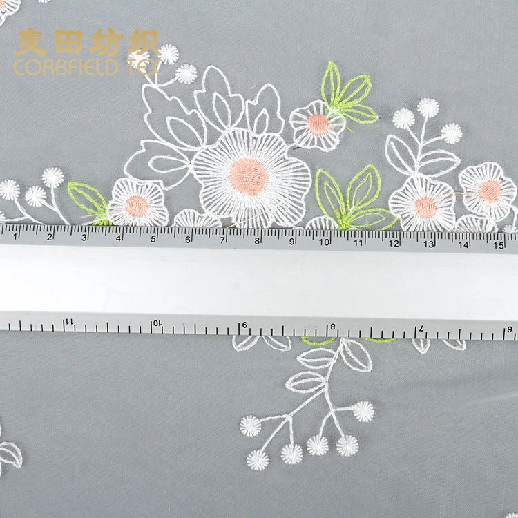 Горячий продавать 10 лет опыта красивые Дубай ткань вышивка