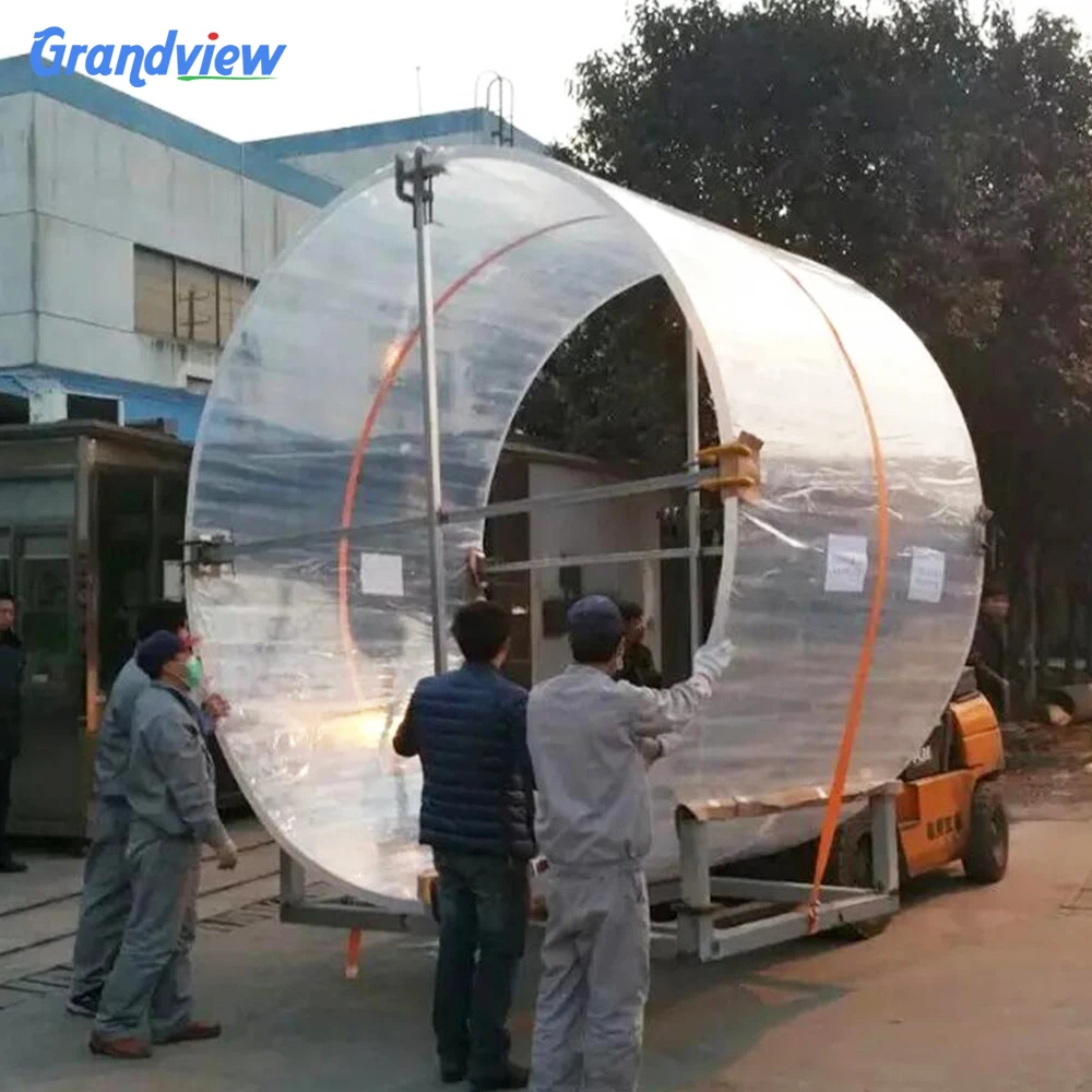 high transparency plexiglass cylinder aquarium glass