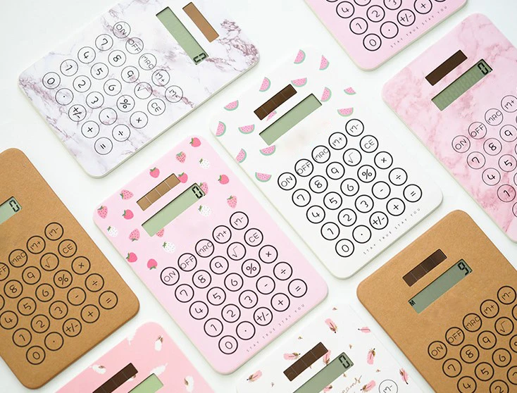 NEW Arrived Big size White desktop calculator with solar energy for office/Hot Sale Solar Energy Business Calculator Notebook