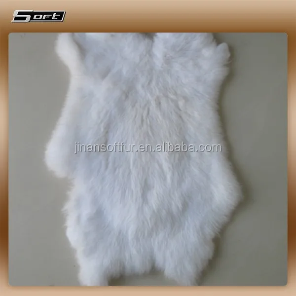 Factory direct supply Shoe Garment Bag Animal Fur Material real rabbit skin
