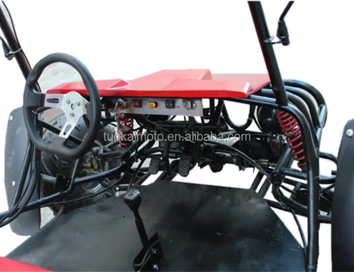 China made 110cc mini go kart with roof and roof lights off road buggy for kids Pedal Go Karts