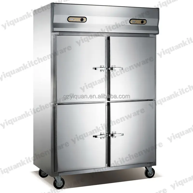 Коммерческий вертикальный полуморозильник с четырьмя дверцами, полухолодильник, глубокий морозильник, промышленный холодильник и морозильник, холодильная камера