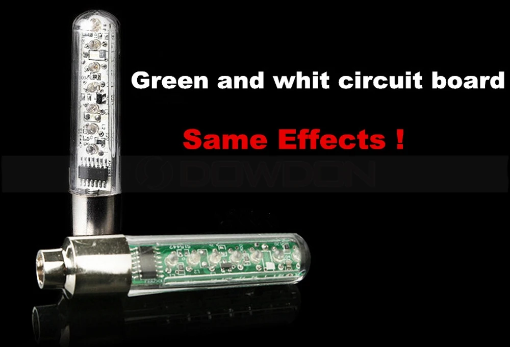 Fireflys Matched Color LED Flash Motorcycle Bicycle Wheel lights Valve Cap Lamps