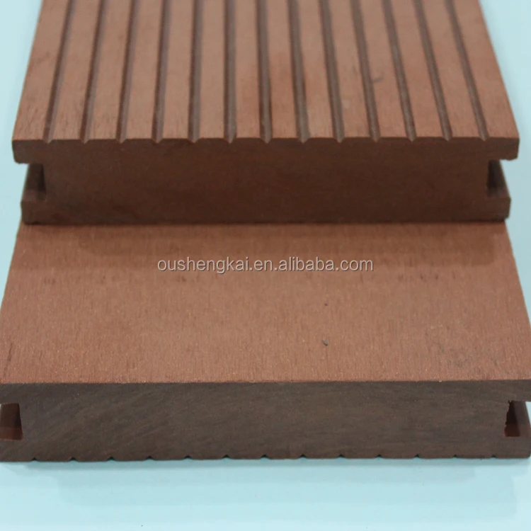 WPC garden house outdoor deking floor hot sale solid floor