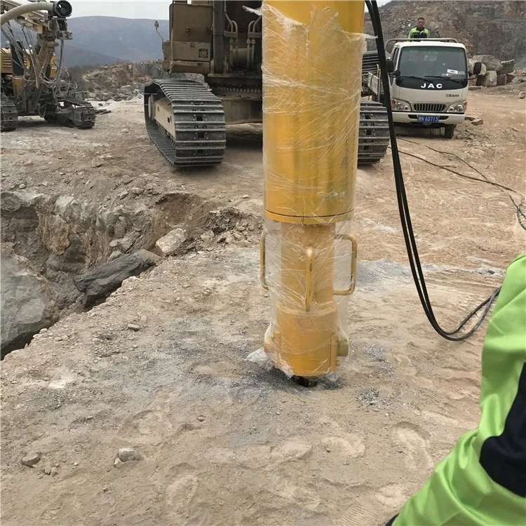 900-1200T splitting force hydraulic rock splitter in factory price