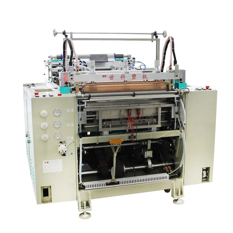 
Poly Plastic Carry Refuse Bag Making Equipment With Holes 