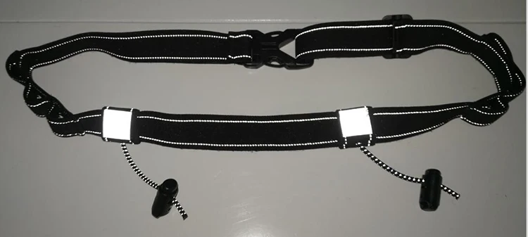 Reflective  marathon triathlon  race  belt with Gel holder & number holder