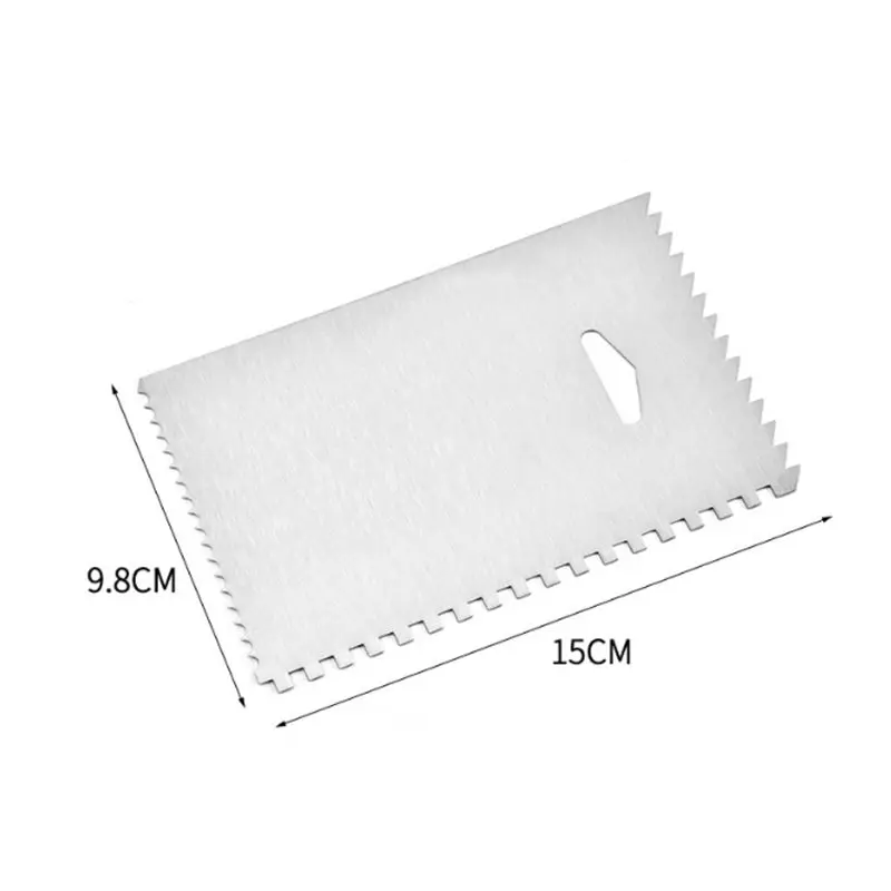 Тележка для выпечки из нержавеющей стали скребок и торта-Для Fondant (сахарная), глазурь, миксер для теста, печенья и сахара с инструмент для украшения торта