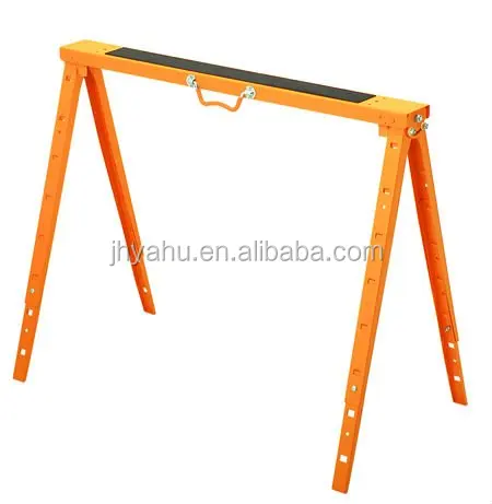 
Heavy Duty Height Adjustable Metal Sawhorses 