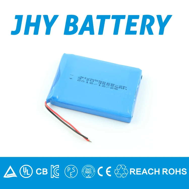 small type 100ma flat battery heilcopter lithium ion battery 3.7v with China iso9001 factory