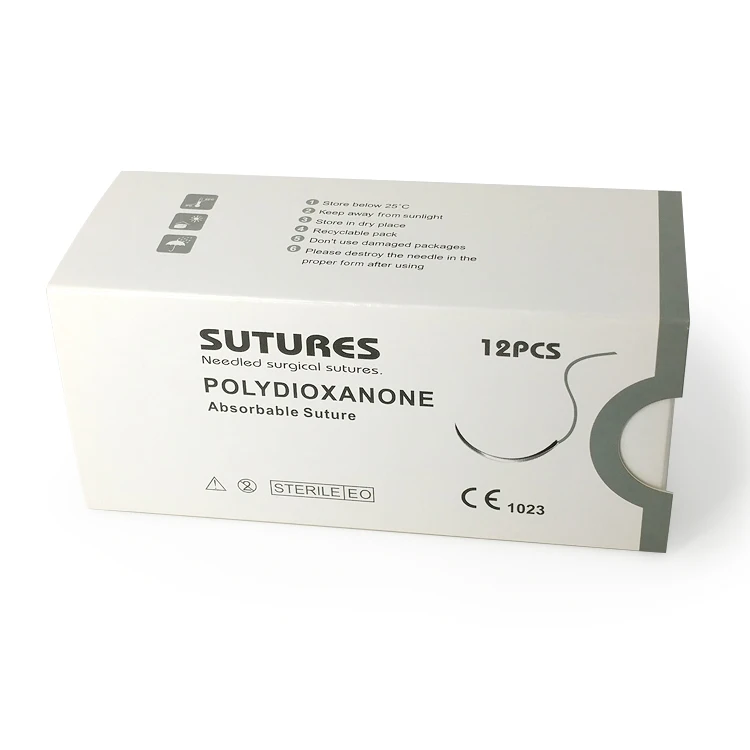 CE Approved medical thread absorbable polydioxanone suture