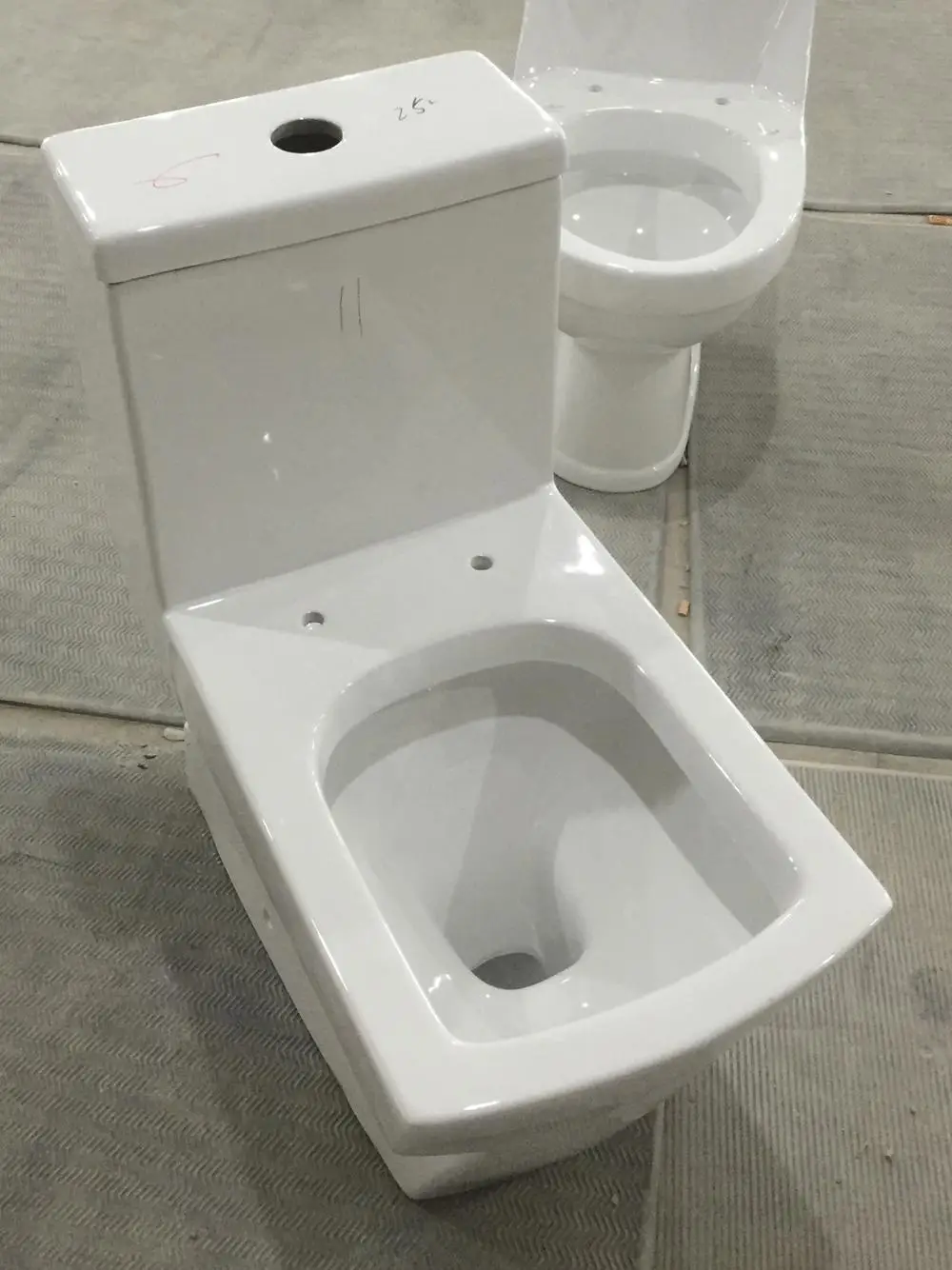 Bathroom sanitary ware ceramic square shape washdown wc toilets commode
